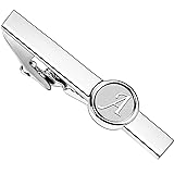 2 inch 26 Letter Silver Tie Clip for Men Wedding