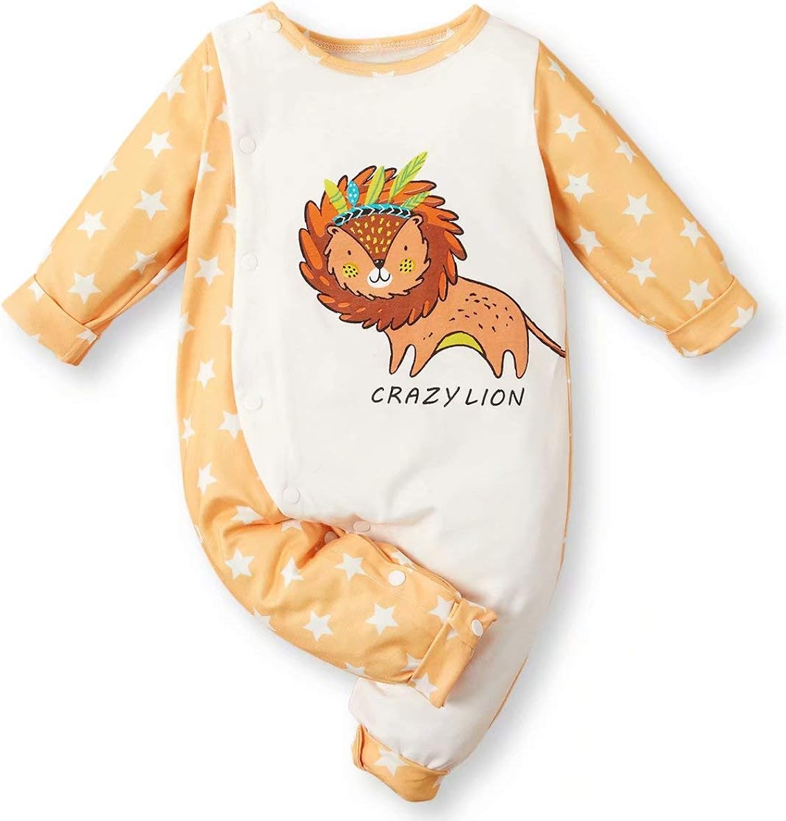 lion romper baby