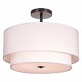 FRIDEKO HOME 3-Light Semi Flush Mount Ceiling