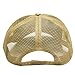 City Hunter Cr110 Metalic Leather Trucker Cap-gold,One Size / Adjustable