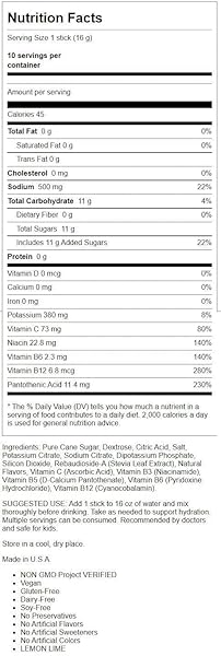 LIQUID IV HYDRATION LMN LIME 10CTBX 5.65 OZ