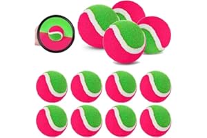 Replacement Sticky Balls for Toss and Catch Sports Game (Hook and Loop) Refill Pack 1 Dozen Bulk (Set of 12)
