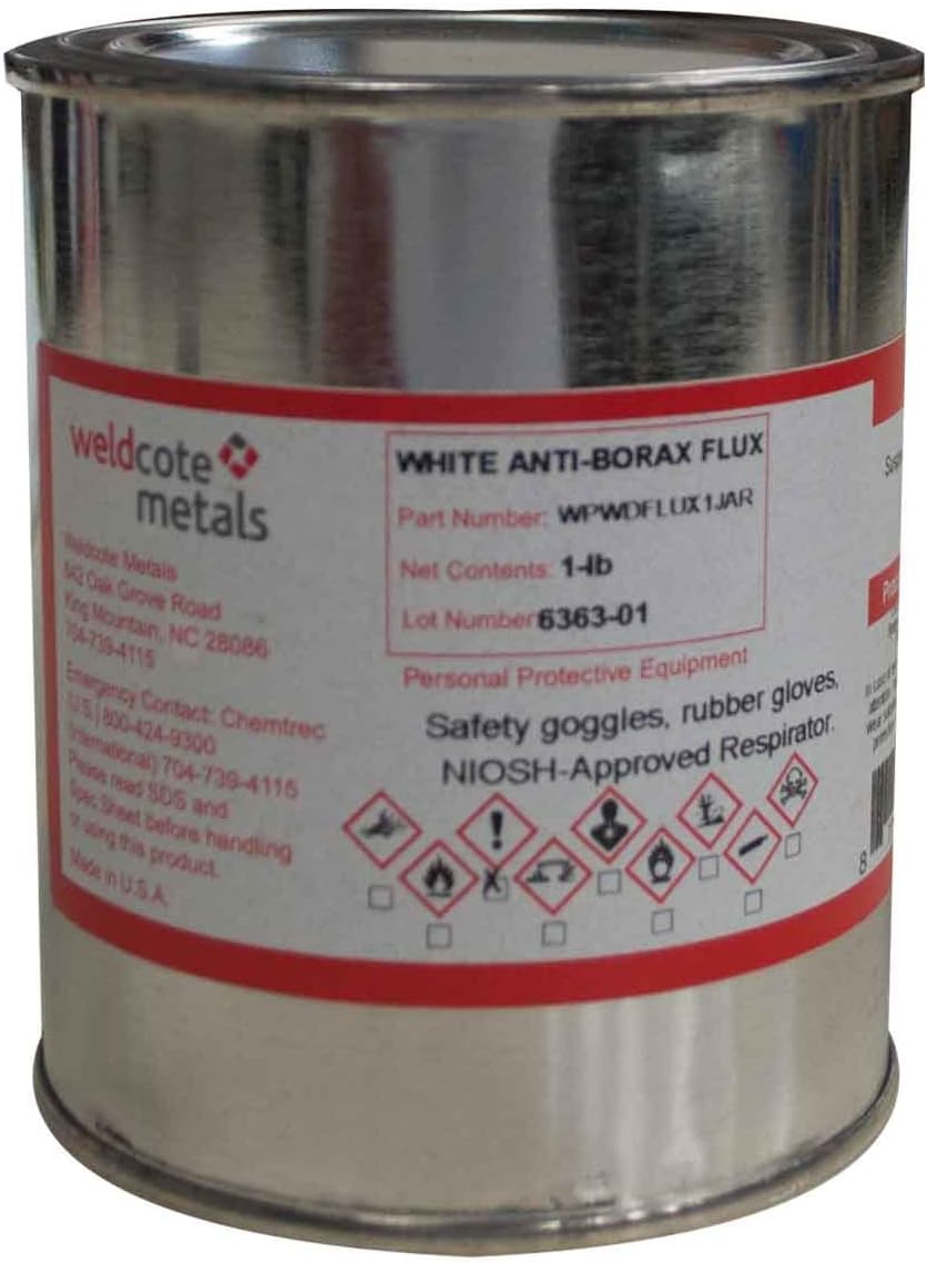 Weldcote Metals AntiBorax Brazing Flux 1Lb. Amazon.ca Tools & Home