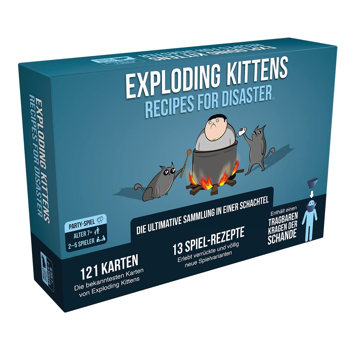 Asmodee | Exploding Kittens - Recipes for Disaster | Party Game | Card Game | 2-5 Players | From 7+ Years | 15 Minutes | German Language