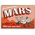 Amazon.com: Pinsanity Mars Rover Postcard Enamel Lapel Pin : Clothing ...