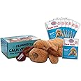 SmartPetLove Original Snuggle Puppy Heartbeat Stuffed Toy for Dogs - Pet Anxiety Relief and Calming Aid - Comfort Toy for Behavioral Training - Plus 6 Heat Packs (Biscuit)