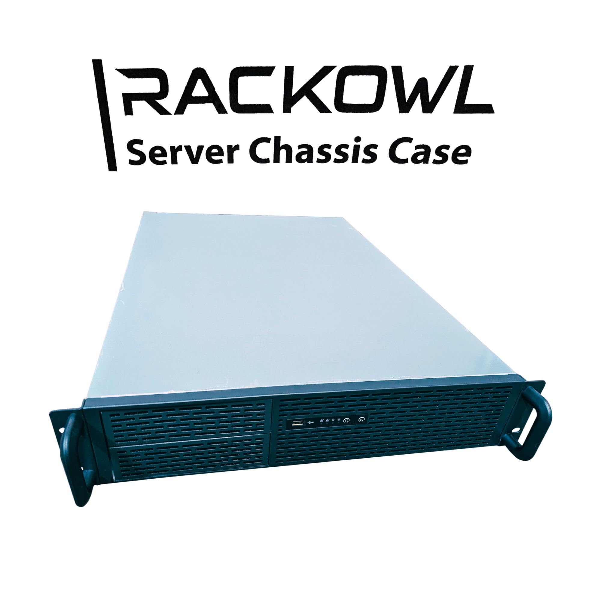 RackOwl 2U Server Chassis, Rackmount Server Case; 8X HDD Bays (6 * 3.5