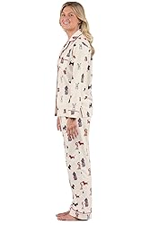 PajamaGram Christmas Pajamas For Women - Flannel