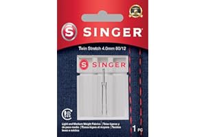 SINGER Titanium Universal Needle 4.0 80/12-1 Pack