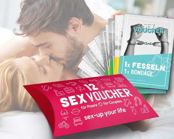 12 x Sex Gutscheine <3 verführerische Premium Liebes-Gutscheine, hochwertig & stilvoll, erotische Sex Voucher, liebevolle Ges