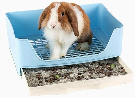 rabbit litter tray with grill