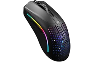 Glorious Model O 2 Mini Wireless Gaming Mouse: Superlight 57g, up to 210hr Battery, Dual Wireless 2.4GHz and Bluetooth 5.2, 2