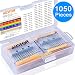AUSTOR 1050 Pieces Resistor Kit 38 Values 1% Resistors 0 Ohm-1M Ohm 1/4W Metal Film Resistors Assortment for DIY Projects and Experiments