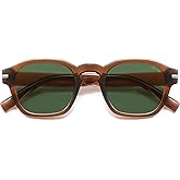 SOJOS Vintage Retro Square Polarized Sunglasses Men Standard Fit Trendy Womens Sun Glasses SJ2382