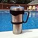 30 oz Tumbler Handle with Secure Travel Clip, Black