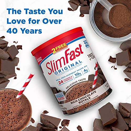 SlimFast Meal Replacement Powder, Original Rich Chocolate Royale