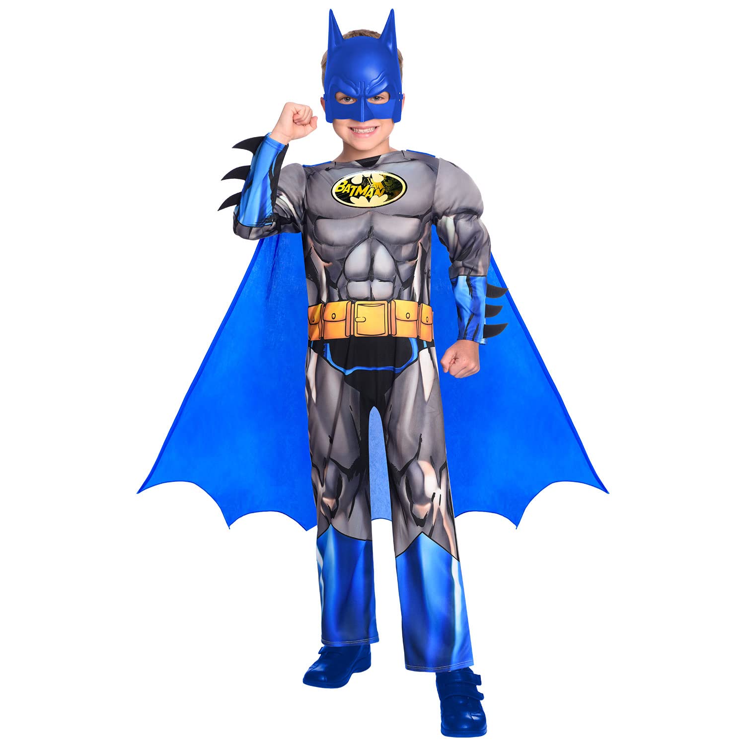 (PKT) (Fix 8/8) (9906621) Child Boys Batman Brave & Bold Costume (4-6yrs)