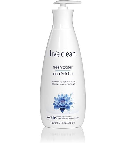 Amazon.com : Live Clean Fresh Water Hydrating Shampoo, 750 mL