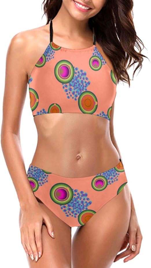 Lianmei Bikini Swimsuit for Women Coffee Or