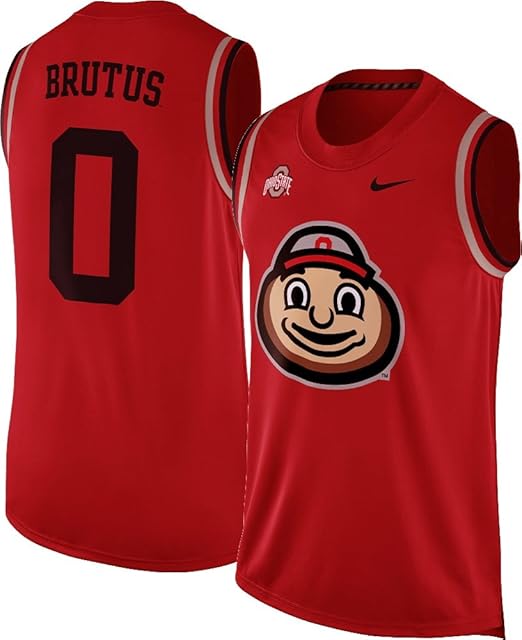 Nike Ohio State Buckeyes Brutus Mascota Baloncesto Jersey Camiseta ...