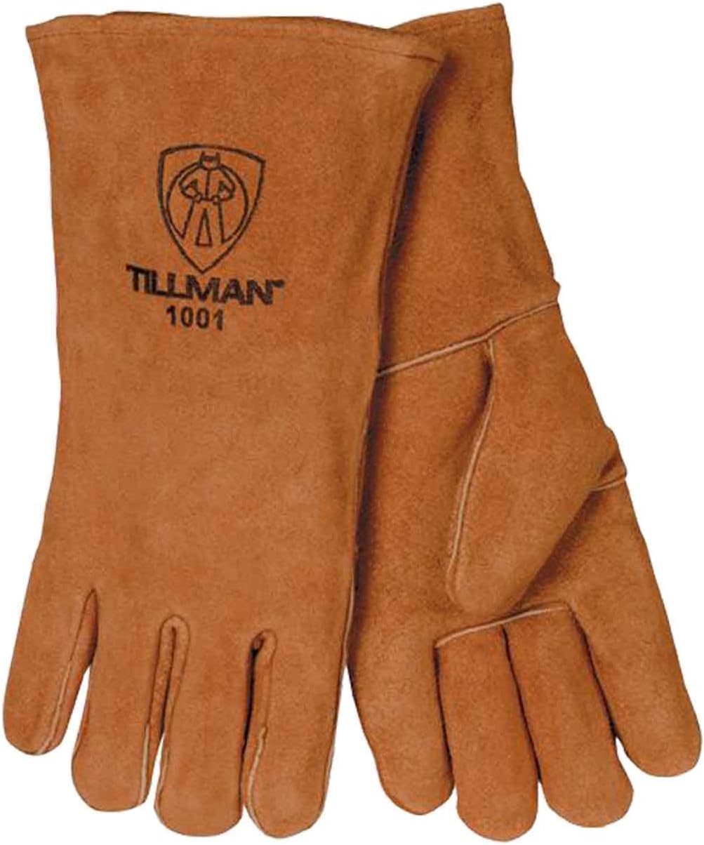 Tillman 1001L 14 Shoulder Split Cowhide Welding Gloves Large Protective