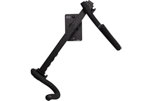Gator Frameworks Wall Mount Instrument Hanger for Alto / Tenor Saxophones, Evenly Supports Weight (GFW-SAXHNGR-BLK)