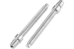 Partuto No.55078114AA Headlight Horizontal Adjustment Screws for Jeep Wrangler JK 2007-2018 / Inner/Durable / 2 Pcs/Silver To