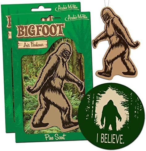 2 Bigfoot Air Freshener &amp; I Believe Sticker Decal - for Car RV Trailer Tent - Best Gift for Bigfoot Lover!
