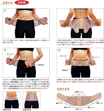 Amazon Reguard リガード Wg 3 ランバーg ライト Lbeg 女性用 Wg3 Lbeg ノーブランド品 サポーター