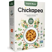 Chickapea Organic Chickpea Pasta - Elbows - 8 oz (Pack of 6)
