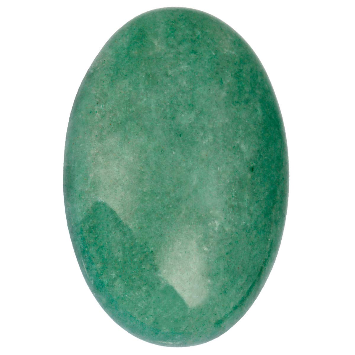 Nupuyai Green Aventurine Palm Worry Stone for Therapy, Oval Pocket Massage Stone Healing Crystal for Meditation 6cm