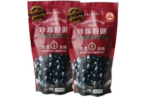 EELICIOUS Tapioca Pearl -Black Sugar Flavor 8.8 Oz pack of 2
