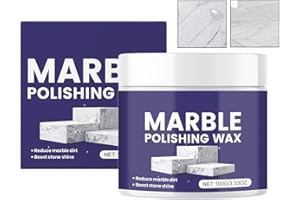 Marble Floor Polish - 100g Stain Remover Restoration Wax - Marble Scratch Remover | for Oil Water Marks Counter Kitchen Bathr
