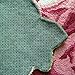 USTIDE Pink Rose Bath Mat Handmade Shower Rug Washable,Non Slip,Durable 31
