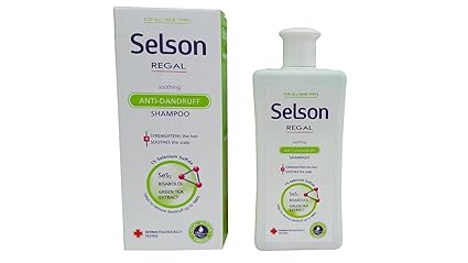ANTIDANDRUFF SHAMPOO selson Beruhigendes für alle Arten von Haar-Regal