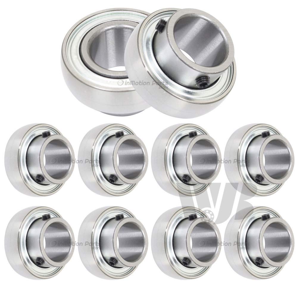 WJB SB20516 Insert Mounted Ball Bearing, 1 inch ID, 52mm OD, 27mm Width, 4 Pack