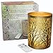 Royal Living Enchanted Forest Essential Oil Diffuser, Ultrasonic Aromatherapy Humidifier (Gold)