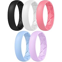 Egnaro Women's Bridal Rings Sets, Inner Arc