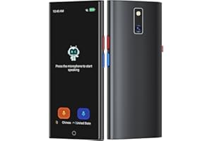 CAWRUGA Language Translator Device, 2025 Upgraded Chip Two Way Real-Time Voice Translator, 150 Languages AI/Online/Offline/Group/Phone Translation, No WiFi Needed, 5.5" HD Screen for Travel Business Learning