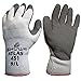 Atlas Showa - Therma-Fit 10-Gauge Insulated Seamless Liner Work Gloves with Natural Rubber Latex Coating - Grey, Large, 12-Pair - 451 primary