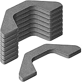 8-Pack Weld‑On Tie‑Down Strap Anchor Points, Heavy Duty Tabs, 1/4"Steel | for Trailer