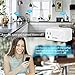 WiFi Smart Plug, Mini Socket Outlet Compatible with Amazon Alexa Echo and Google Home, Remote Control your Appliances by Smart Phone with Timing Function From Anywhere, No Hub Required, 2 Pack