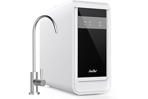SimPure Q3-600 Tankless Reverse Osmosis System, Under Sink Water Filter System 600 GPD, 8 Stage Electric RO Water Filtration, Reduce 98% TDS, 2:1 Pure to Drain, USA Tech, NSF/ANSI 58 Certified, FCC