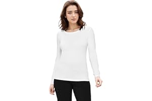 Natural Uniforms Women's Under Scrub Tee Crew Neck Long Sleeve T-Shirt