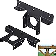 Wpbhk 2Pcs Heavy Duty Pergola Corner Brackets Extension 3-Way T Brackets for 4x4 (Actual Size:3.5X3.5) Post Bracket Pergola Gazebo Kit (2)