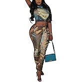RISCUYY Club Outfits for Women Sexy Clubwear Stretchy Bodycon Sexy Two Piece Outfits for Women Club Night 2025