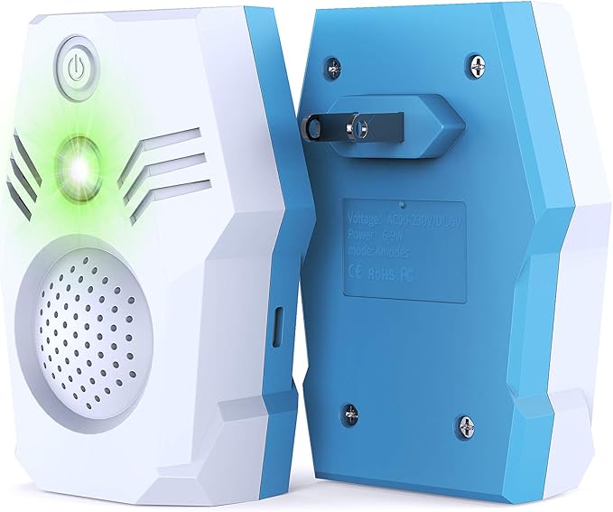 VMEI Ultrasonic Pest Repeller，Safe for Kids and Pets，Electronic Plug in Indoor Pest Repellent