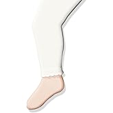 Jefferies Socks Baby Girls' Cotton Footless Tights with Scalloped Edge