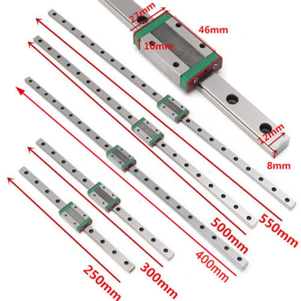MGN12H Linear Sliding Guide/Block 400mm CNC 3D Printer Linear Motion