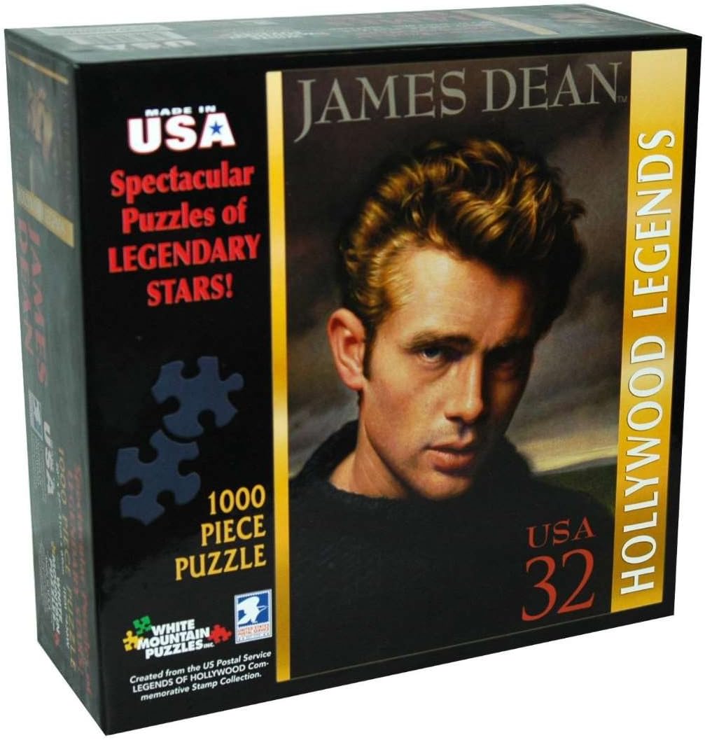 Hollywood Legends James Dean Jigsaw Puzzle 1000 White Mountain
